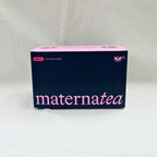 Box of 'maternatea' tea on a white background